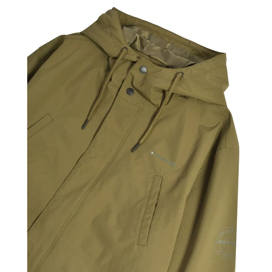 Lambretta Heren Ripstop Waterdichte Parka (Khaki Groen) - Image 3