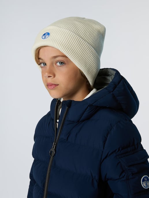 North Sails Beanie Ribbed with logo patch - Image 1