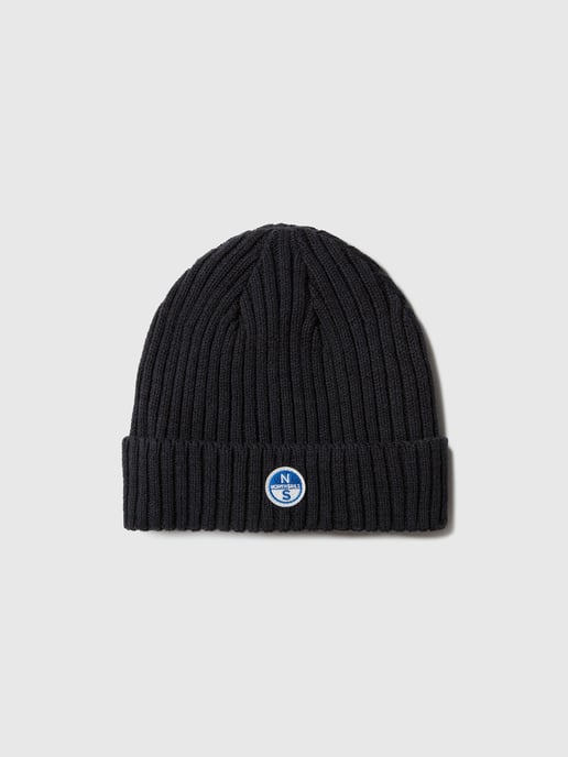 North Sails Beanie Ribbed Knit with Fleece Lining - Image 2