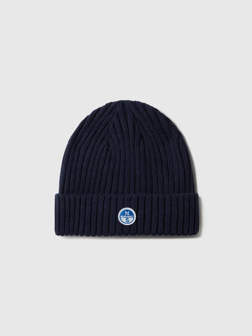 North Sails Beanie Ribbed Knit with Fleece Lining - Image 2