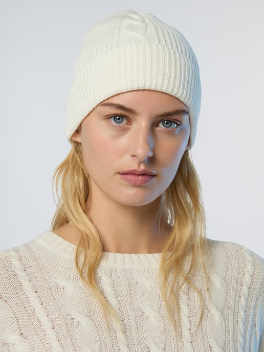 North Sails Beanie i Kabelstickning - Image 1