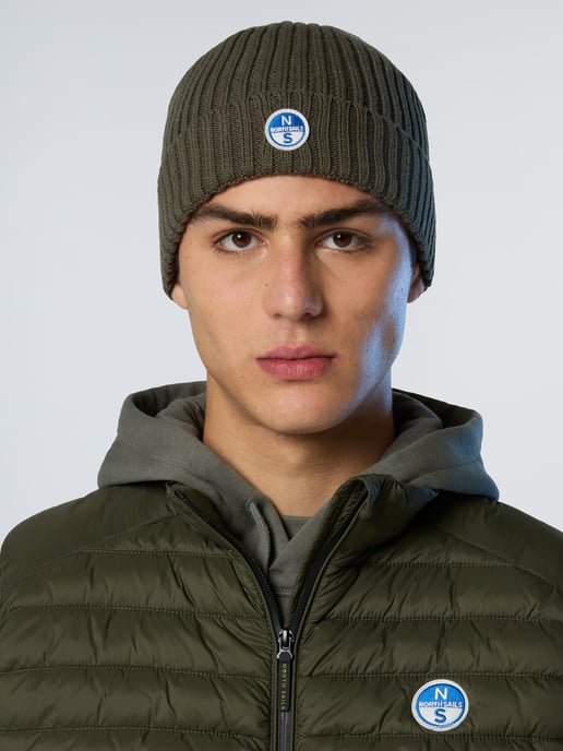 North Sails Beanie Ribbed Knit with Fleece Lining - Image 1