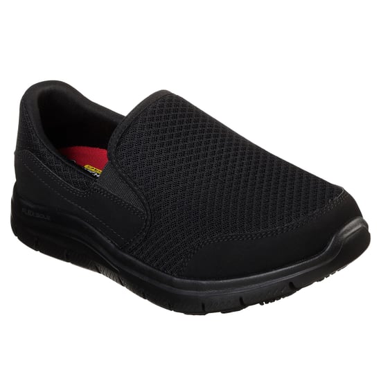 Skechers Womens/Ladies Cozard Leather Trainers (Black) - Image 3