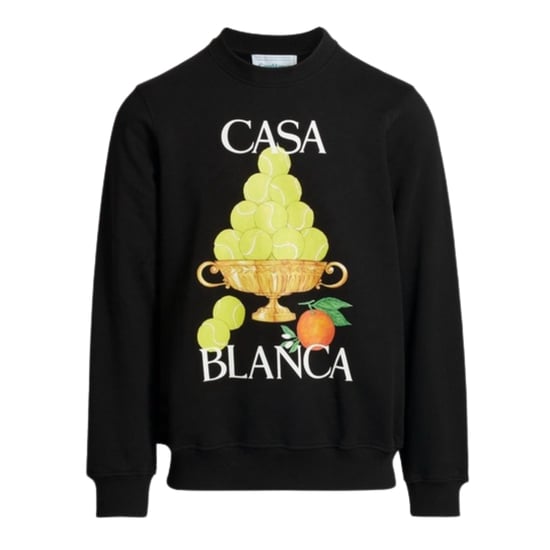 Casablanca La Corbeille D'oranges Black Sweatshirt - Image 1