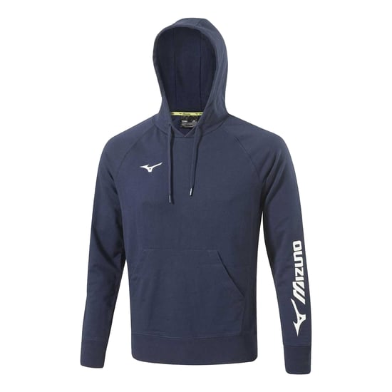 Mizuno Heren Terrycloth Hoodie (Marineblauw) - Image 1