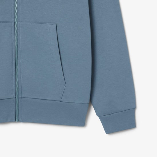 Lacoste Heren Fleece Volrits Hoodie (Blauw) - Image 6