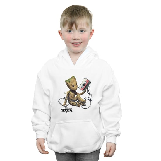 Marvel Jongens Guardians Of The Galaxy Groot Tape Hoodie (Wit) - Image 2