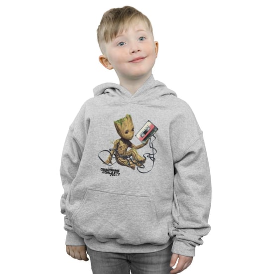 Marvel Jongens Guardians Of The Galaxy Groot Tape Hoodie (Sportgrijs) - Image 2