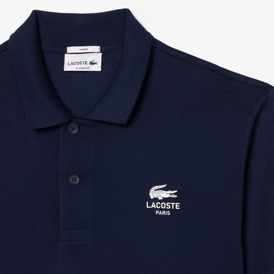 Lacoste L.12.12 Handtekening Klassiek Polo Shirt voor Volwassenen (Marineblauw) - Image 2