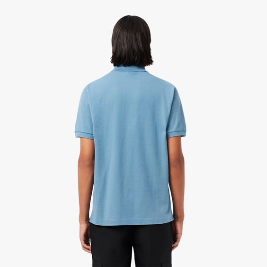 Lacoste Heren L.12.12 Original Pique Klassiek Poloshirt (Donkerblauw) - Image 3