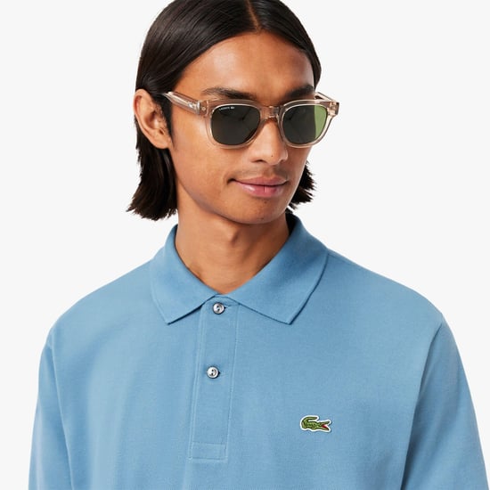 Lacoste Heren L.12.12 Original Pique Klassiek Poloshirt (Donkerblauw) - Image 4