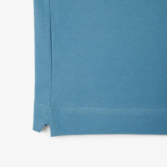 Lacoste Heren Paris Piqué Stretch Regular Poloshirt (Licht Blauw) - Image 6