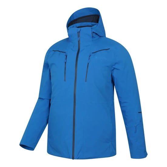 Mountain Warehouse Mannen Neptune Gewatteerde Waterdichte Skijack (Blauw) - Image 3