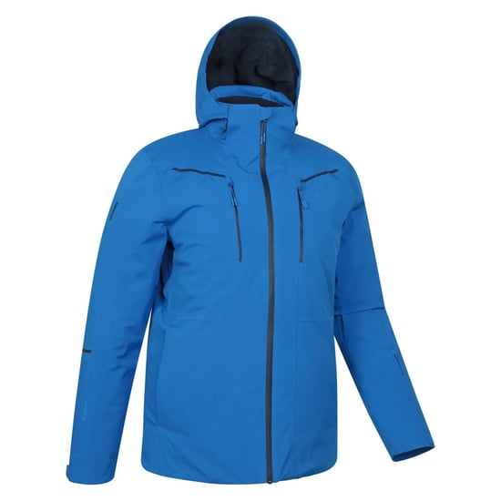 Mountain Warehouse Mannen Neptune Gewatteerde Waterdichte Skijack (Blauw) - Image 4