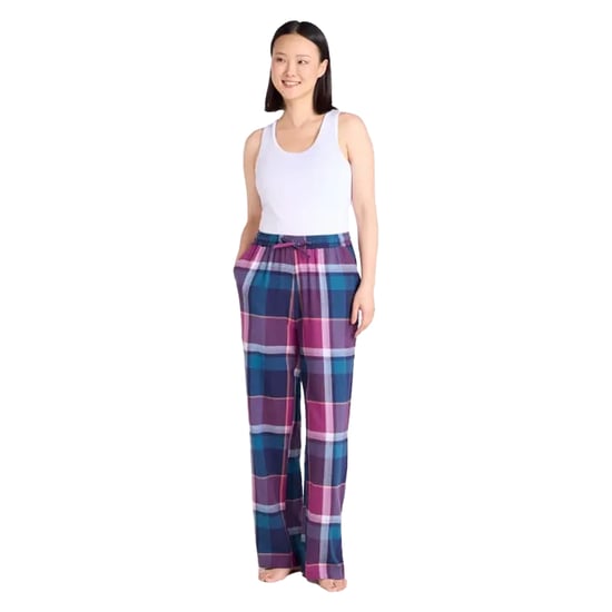 Mountain Warehouse Dam Flanell Loungebukser (Mörklila) - Image 3