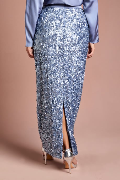 Sequin Column Maxi Skirt - Image 3