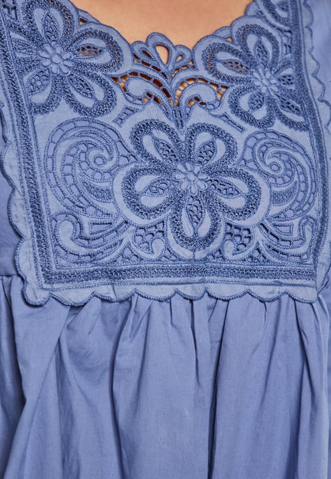 usha Jurk Dames denimblauw - Image 5