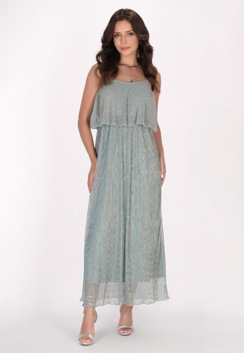 Faina Jurk Dames blauw - Image 3