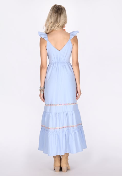 IZIA Jurk Dames blauw - Image 4