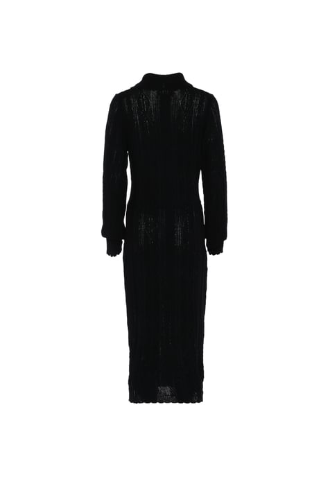 Faina Gebreide jurk Dames zwart - Image 2