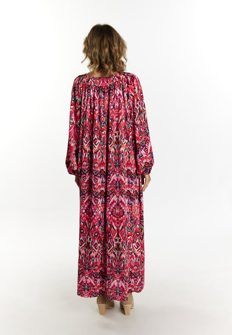 usha Maxi jurk Dames Roze Veelkleurig - Image 3