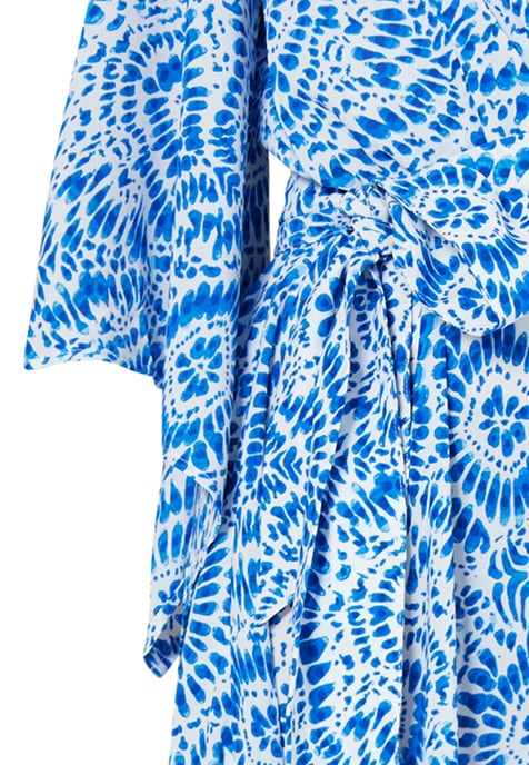 IZIA Maxi-jurk met print Dames blauw - Image 3