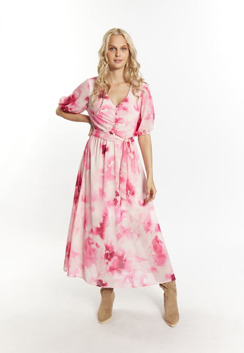 IZIA Jurk Dames Roze Veelkleurig - Image 4