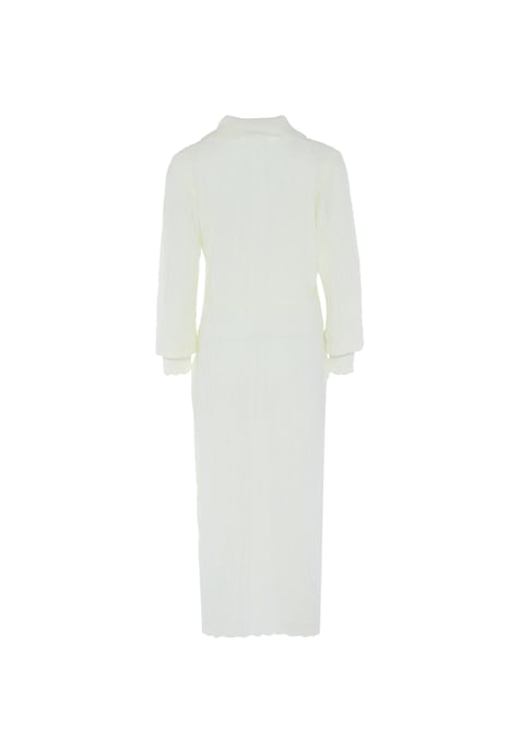 Faina Gebreide jurk Dames wolwit - Image 2