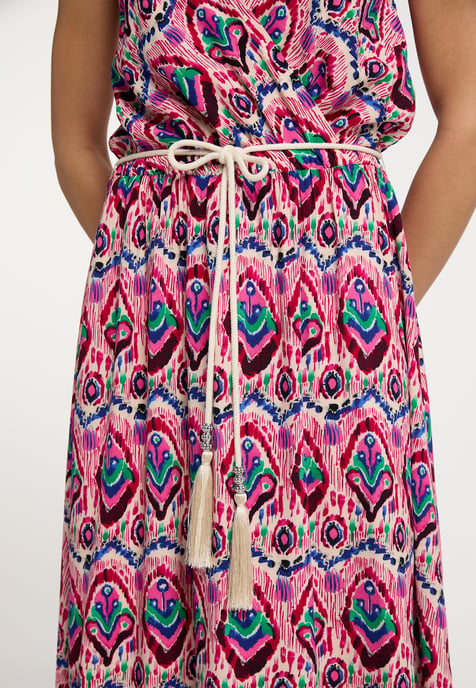 IZIA Maxi-jurk met all-over print Dames Roze Veelkleurig - Image 4