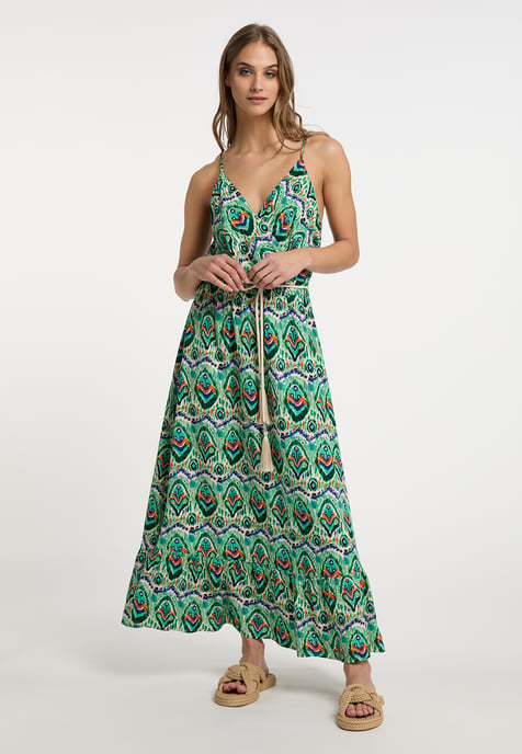 IZIA Maxi-jurk met all-over print Dames Groen Veelkleurig - Image 2
