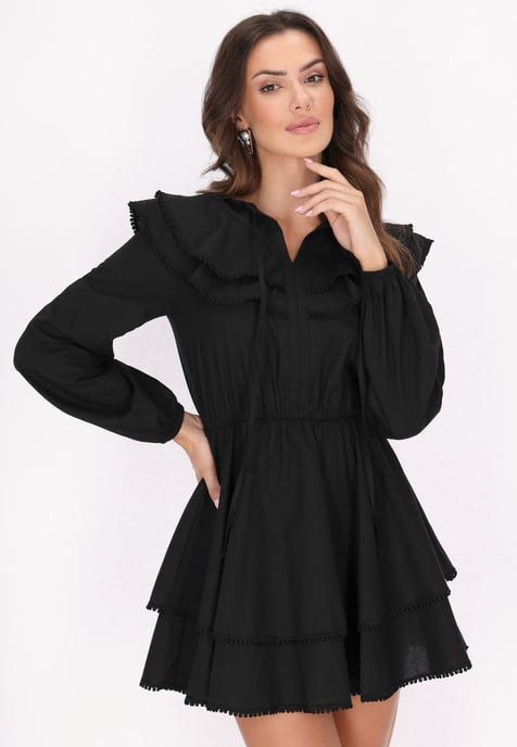 Faina Jurk Dames zwart - Image 3