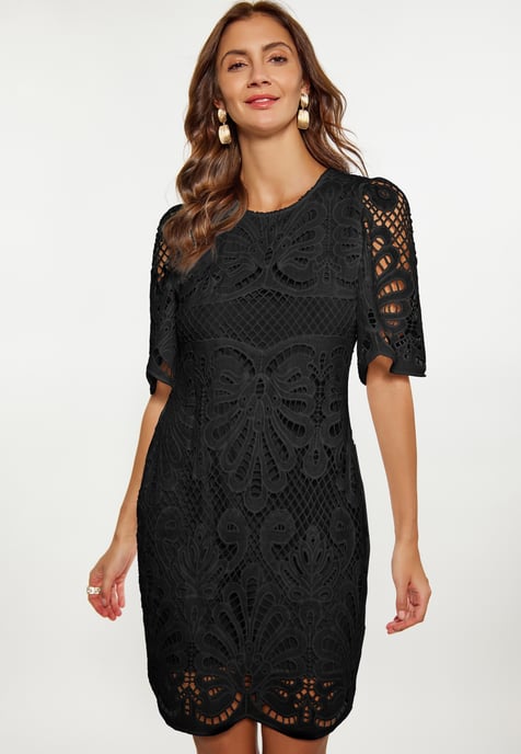 Faina Jurk Dames zwart - Image 4