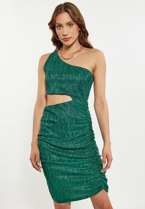 Faina Jurk Dames donkergroen - Image 3