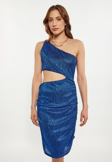 Faina Jurk Dames blauw - Image 3