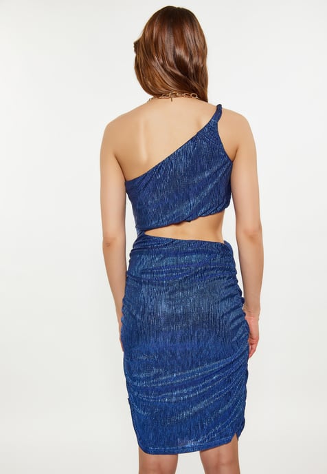 Faina Jurk Dames blauw - Image 4