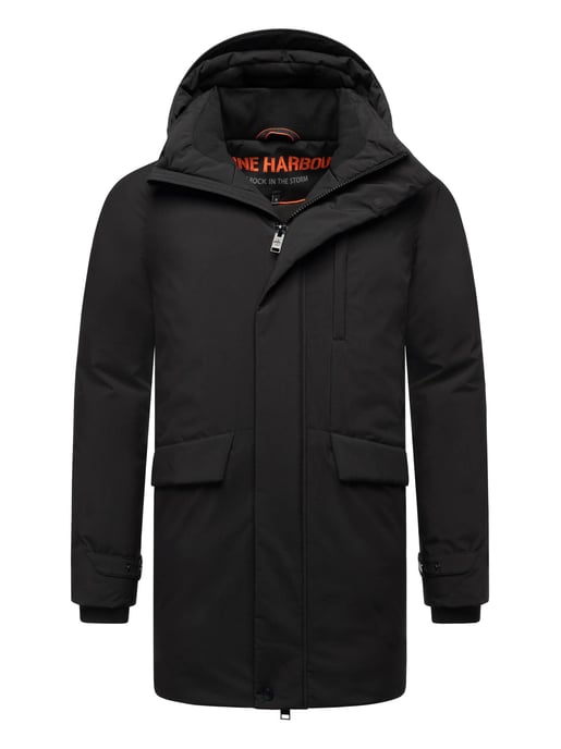 Stone Harbour Emriis heren winterjas met fleecevoering en capuchon - Image 1