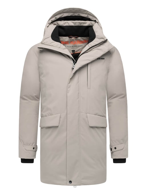 Stone Harbour Emriis heren winterjas met fleecevoering en capuchon - Image 1
