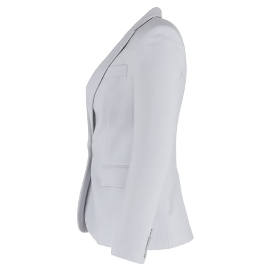 Stella Mccartney Single-Breasted Blazer with Pockets in Light Blue Viscose - Image 2