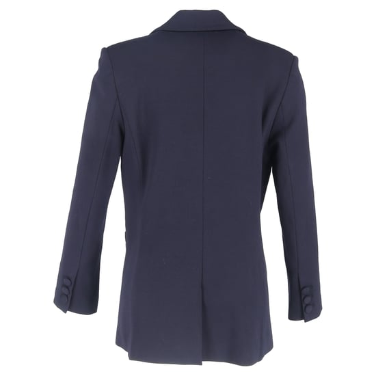Anine Bing Dubbelknäppt Blazer i Marinblå Polyester - Image 3