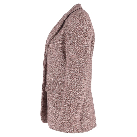 Chloé Single-Breasted Tweed Blazer with Pockets in Multicolor Wool - Image 2