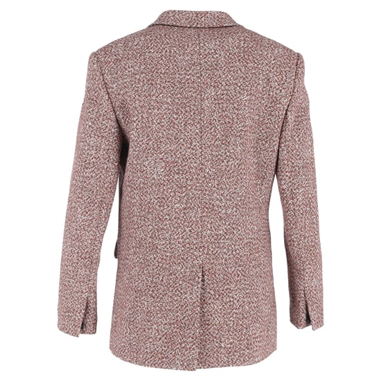 Chloé Single-Breasted Tweed Blazer with Pockets in Multicolor Wool - Image 3