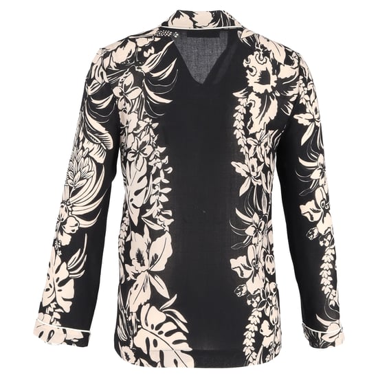 Valentino Shirt met Cubaanse Kraag in Bloemenprint Zijde - Image 3