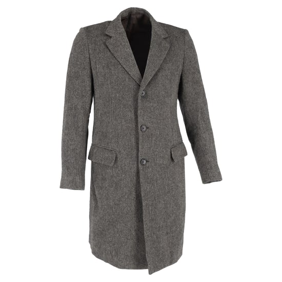 Jil Sander Long Coat in Grey Wool - Image 1