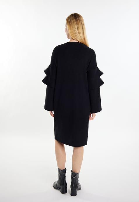 usha Gebreide jurk Dames zwart - Image 3