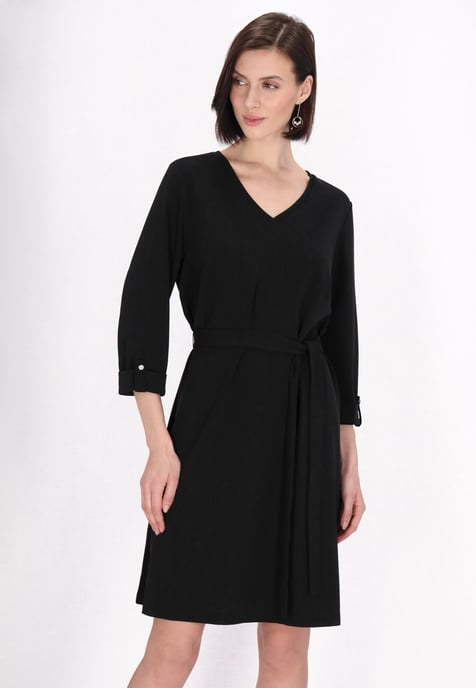 usha jurk vrouwen zwart - Image 3