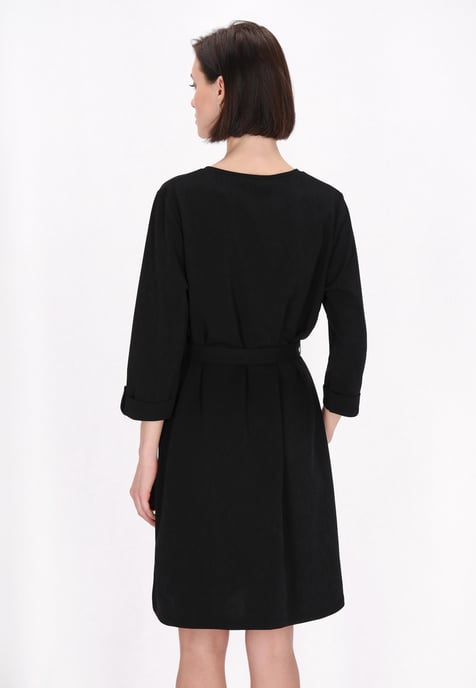 usha jurk vrouwen zwart - Image 4