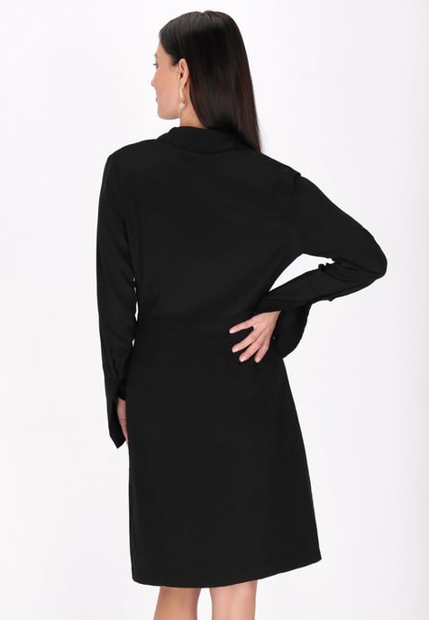 usha jurk vrouwen zwart - Image 4