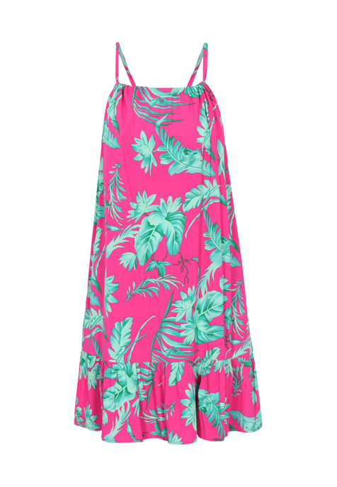 IZIA jurk vrouwen roze turkoois - Image 1
