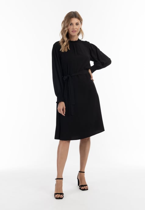 usha midi-jurk nowles Dames zwart - Image 2