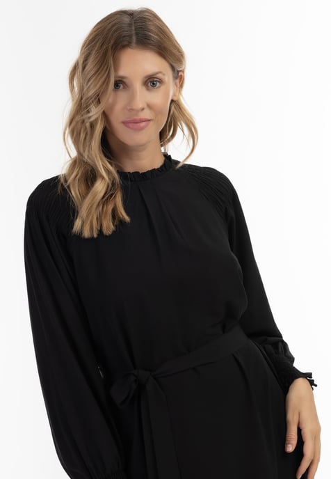 usha midi-jurk nowles Dames zwart - Image 5